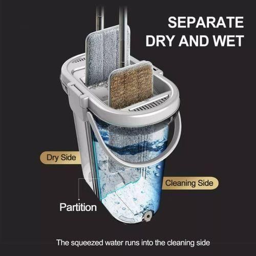 product_image_name-Generic-Efficient Hands-Free Flat Mop and Bucket Set -1