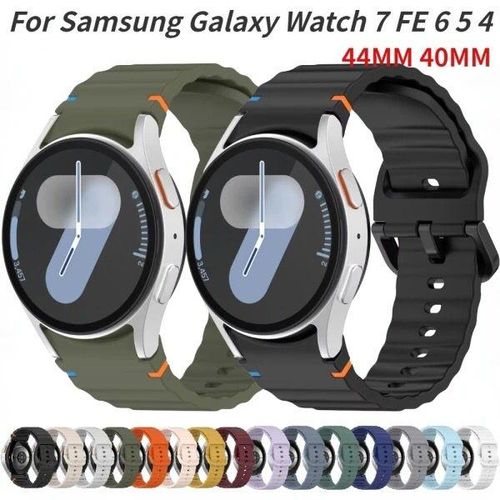 product_image_name-Generic-Original Silicone Strap For Samsung Galaxy Watch 7 44mm - Space Gray-1