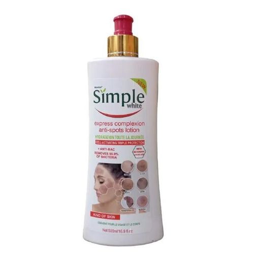 product_image_name-Simple-Express Complexion Antispot with Turmeric & Kojic Acid Lotion-500ml -1