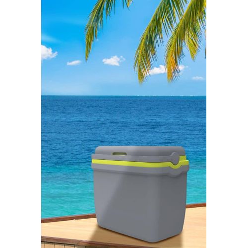 product_image_name-Pinnacle-10 Litre Plato BPA-Free Insulated Plastic Ice Chest Ice Cooler Chiller Box with Soft Touch Handle Keeps Cold Upto 48 Hours -3