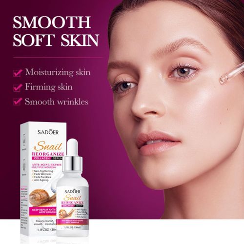 product_image_name-Snail-Recombination Collagen Serum,Snail Mucin Power Repairing Essence,Niacinamide Hyaluronic Collagen Serum,Snail Secretion Filtrate Face Serum,For Hydrating Dark Spot Wrinkle Care (1PCS)-1