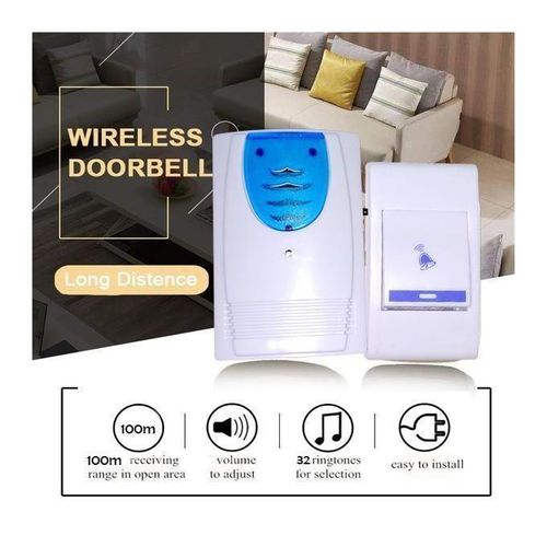 product_image_name-Generic-Wireless Doorbell High Quality Push Button-1