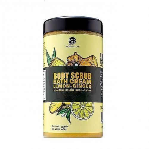 product_image_name-Porntharp-Body Bath Scrub Cream Lemon - Ginger 550g-1