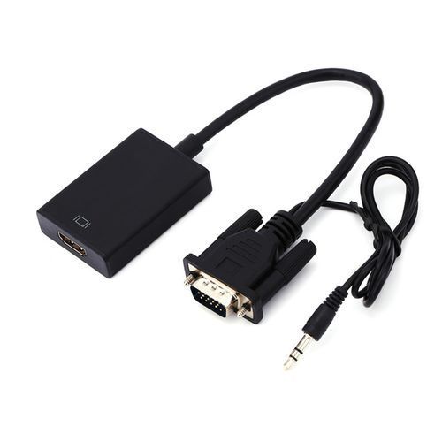 product_image_name-Generic-VGA To HDMI Converter with Audio Support - Black-1