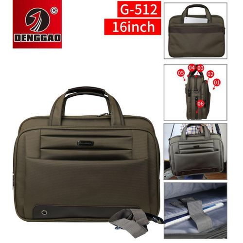 product_image_name-DENGGAO-aptop Bag, Expandable Laptop Briefcases for Men Fits 16 Inch Laptop Case Computer, Water Resistant Multi Compartments Mens Laptop Work Bag with Luggage Strap for Bussiness Travel -Multicolor-1