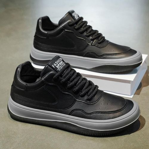 product_image_name-VANHUHU-Men's Casual Gentle Loafers Footwear Official Flat Business Shoes Black-2