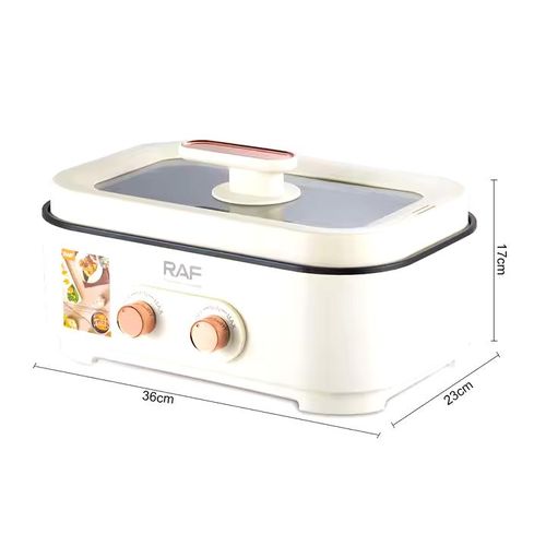 product_image_name-RAF-6L Multifunctional Electric Hot Pot Cooker & Steamer - Cream-3