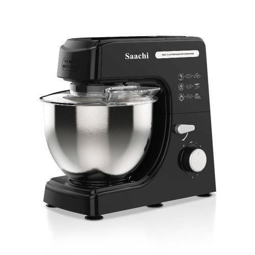 product_image_name-Saachi-Stand Mixer With Stainless Steel Mixing Bowl,  6.5L  - Black-1