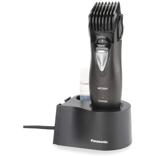 product_image_name-Panasonic-Original ER2403K701 Beard and Body Hair Trimmer, Washable, Battery Operated, 5 Cutting Length Adjustments (3-15mm), use Wet/Dry, Black-5