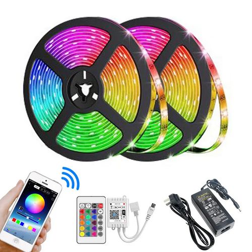 product_image_name-Generic-12v Colorful Luces Led Smart Strip Light Wifi APP Remote Control Flexible SMD 5050 2835 RGB Led Strip Light For Living Room-3