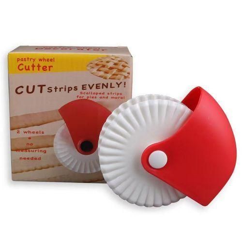 product_image_name-Generic-Pastry Decorative Dough Pizza Cake Pie Cutting Wheel Roller -Red.-2
