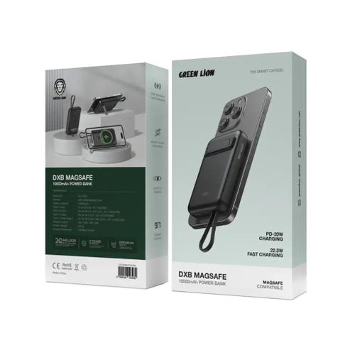 product_image_name-Green Lion-DXB MagSafe 10000mAh Power Bank - Black-1