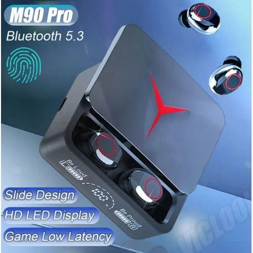 product_image_name-Original-M90 PRO Wireless Earbuds - V5.3 Noise Cancelling Earphones with Digital Display, Waterproof HIFI Sound-1