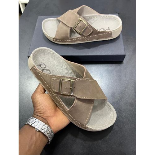 product_image_name-Generic Xim-Flat Men's Open Shoes -Brown, Blue, Black -1