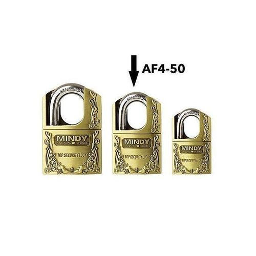 product_image_name-Generic-Mindy Secure Hardened Steel Padlock - Greenish,silver-2