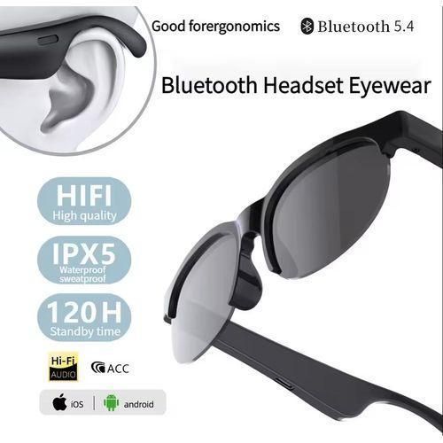 product_image_name-Generic-Bluetooth Glasses for Women & Men, Smart Audio Sunglasses for Men with Built-in Speakers, UV400 Protection, Wireless Music & Calls, Lightweight Frame, Touch Control Compatible with iOS/Android-2