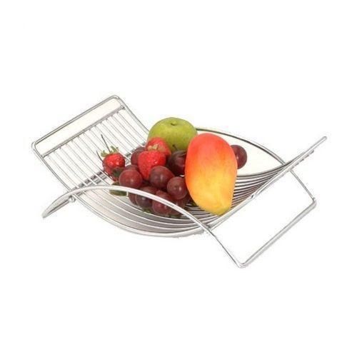 product_image_name-Generic-Metallic Fruit Storage Basket Holder- Silver-1