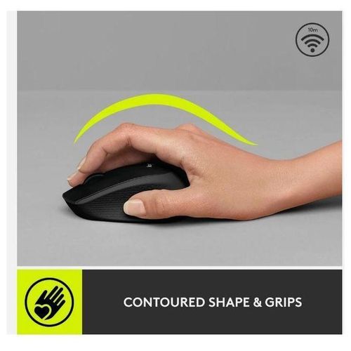 product_image_name-Generic-Logitech M280 Ergonomic Wireless 1000 DPI Optical Mouse 2.4GHz For PC, Mac, Laptop, Chromebook - Black/Grey-2