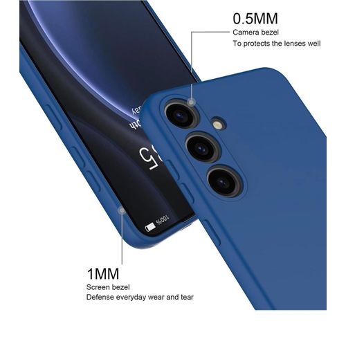 product_image_name-Generic-Samsung Galaxy S24 FE Silicone Phone Case, Protective Cover, Smooth Grip, Soft and Sleek Design, Seamless Fit, US Version, Blue -2