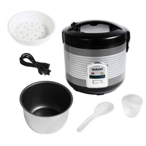 product_image_name-Marado-Electric Rice Cooker - 5Litres- White,Black-1