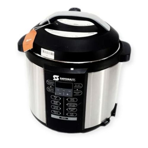 product_image_name-Sayonapps-Digital Electric Pressure Cooker 6L - Black, Silver-2
