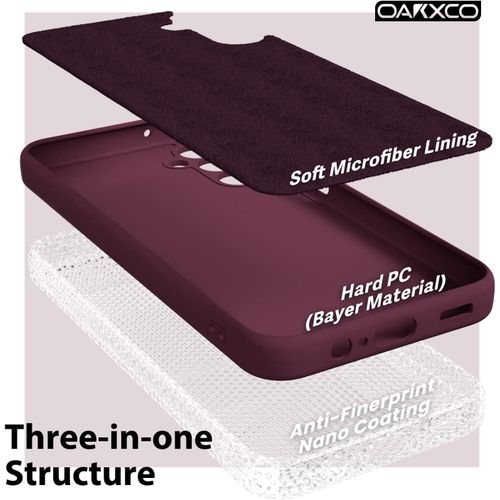product_image_name-Generic-Samsung Galaxy A34 Silicone Case - Maroon-4