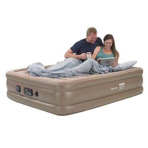 product_image_name-Generic-Premium Elevated Inflatable Air Mattress with Built-In Pump - Multicolor-3