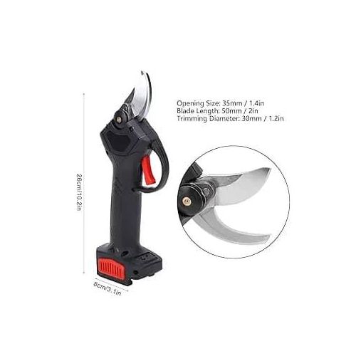 product_image_name-Generic-Electric Pruning Shears Tool High Power Steel Branch Cutter Branches for Fruit Grafting Garden Pruning Comes With 2 Batteries Of 48V. - Multicolor-7