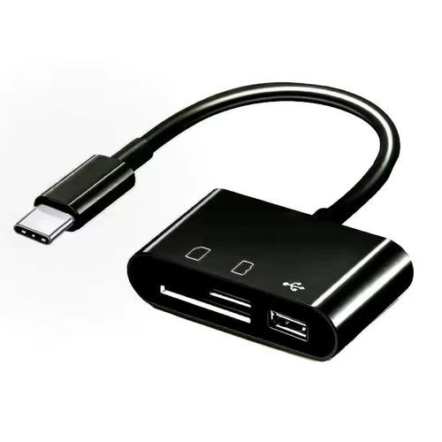 product_image_name-Generic-USB 3.0 Type-C 3-in-1 OTG Card Reader For Phone & Computer-1