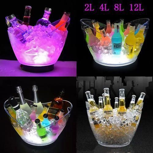 product_image_name-Generic-8L Led Ice Bucket Color Changing Plastic Champagne Wine Ice Bucket Multi-colours.-2