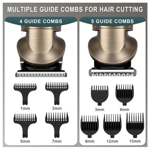 product_image_name-Generic-18 IN 1 Rechargeable Digital Grooming Kit Beard Trimmer Kit Professional Hair Clipper-Multicolour-5
