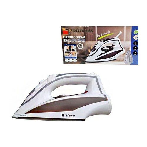 product_image_name-Hoffmans-Steam And Dry Flat Iron - White, Black-1