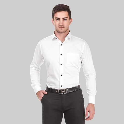 product_image_name-Fashion-Men's Office Long Sleeve Casual/Formal/Suited Shirt - White-1