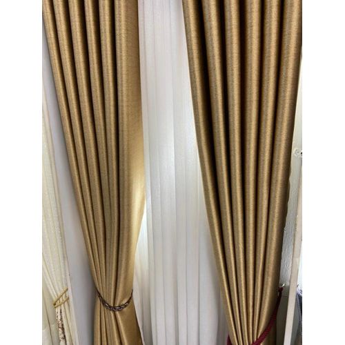 product_image_name-Generic-2 Metres (1 piece) Gold for a patio sliding door and window Curtains -1