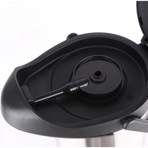 product_image_name-Generic-4L Stainless Steel Air Pot Flask - Silver/Black-4