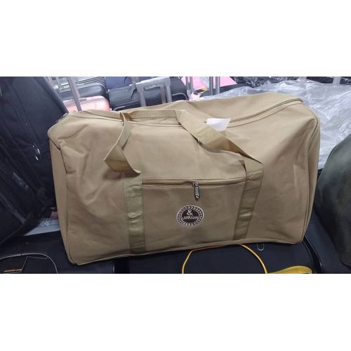 product_image_name-Genetic-Large Capacity Green Canvas Travel Duffel Bag with Zipper Closure and Web Handle. Multcolour-2