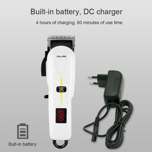 product_image_name-Generic- Rechargeable Electric Hair Shaving Machine- Black, White-3