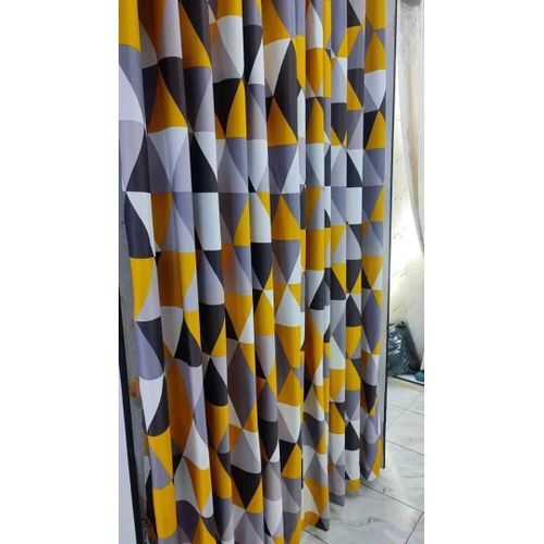 product_image_name-Generic-4 Metres (2pcs) A pair of multi color for a patio sliding door and window Curtains.-1