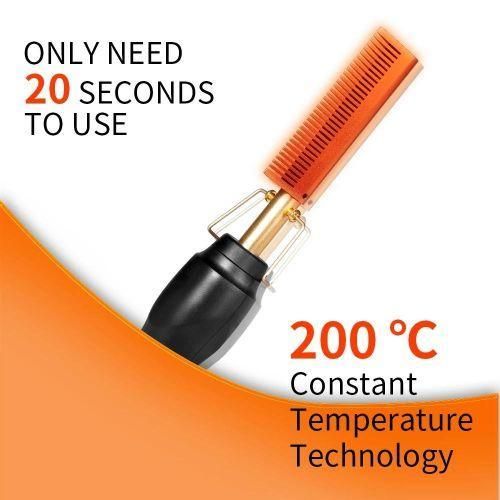 product_image_name-Generic-Hair Dryer And Hot Straightener Electric Hair Straightener Hair Curler Wet Dry Use Hair Flat Irons Hot Heating Comb For Hair - Multi-6