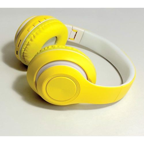 product_image_name-Generic-Wireless Headphone P39 With Built-in Rechargeable Surround Bass HD Comfortable/Compatible With All Wireless/Wired Devices-Yellow-4