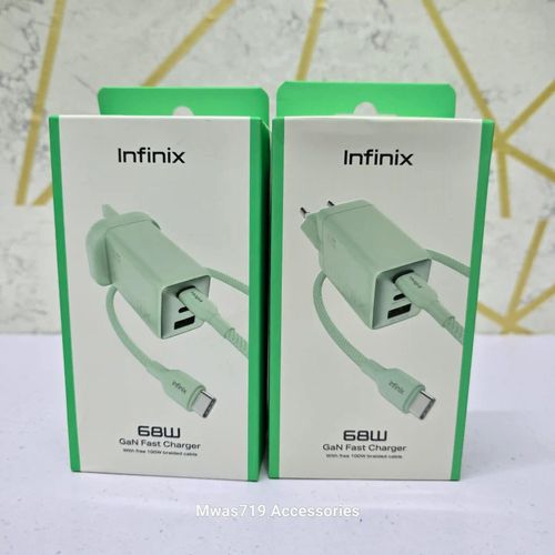 product_image_name-Infinix- 68W Ultra-Fast USB-C Wall Charger – Charges Phones & PCs  3-Port (2×USB-C + USB-A) with  Shock Resistant-1