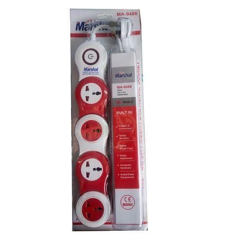 product_image_name-Marshal-Electric Extension Cable With UK Plug-White-2