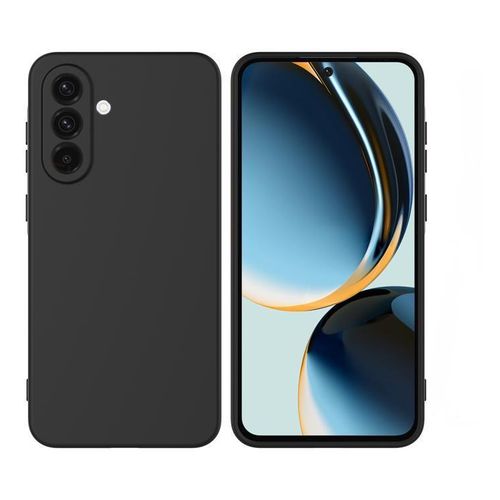 product_image_name-Samsung-Galaxy A17 5G / 4G Solid Color Liquid Silicone Dropproof Full Coverage Phone Case. A17 Cover (Black)-1