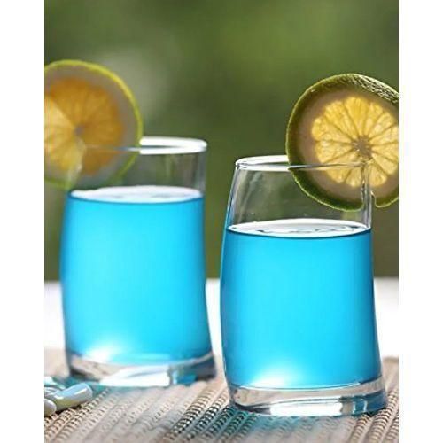 product_image_name-Generic-6 Pieces Of Curved Rocks Juice Glasses Tumblers - Clear.-3