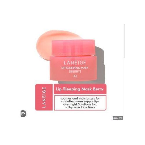 product_image_name-Laneige-Berry Lip Sleeping Mask EX 3g Moisturizing Overnight Lip Treatment Lip Mask MINI SIZE Cute Gift for Ladies-2