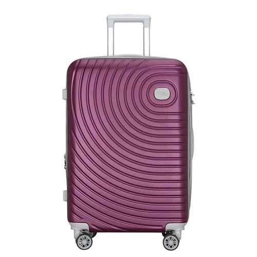 product_image_name-Generic-1 Piece Of 20 inch Expandable Geometric Luggage Sets Hardside Suitcase Carry-on Code Lock Travel Trolley Suitcase Sets- Multicolor-4