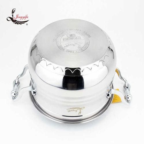 product_image_name-Generic-10 PC 16,18, 20,22,24CM Stainless Steel Saucepans Cooking Pots- Silver.-5