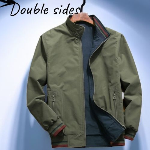 Shop Mens Lightweight Coats Blazer Jackets Double Sided Wear
