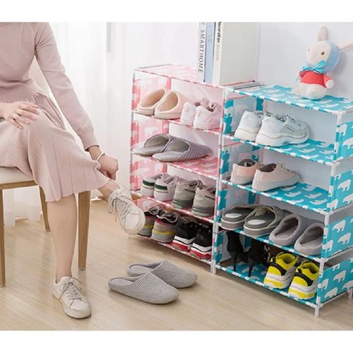 Shop 4 Layer Shoe Rack Random Print Jumia Uganda