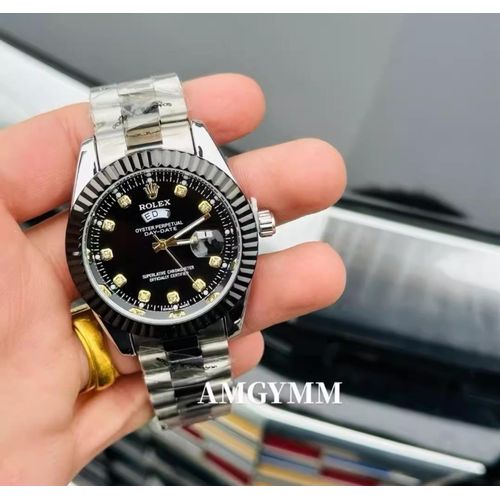 Shop Rolex Date Watch Silver Black Jumia Uganda